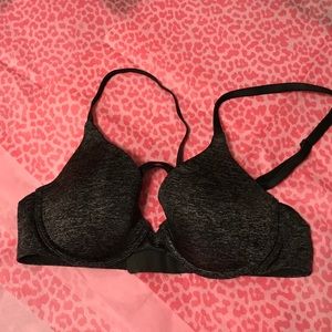 Victoria’s Secret Uplift Semi Demi VS Bra Heather Black Size 32B